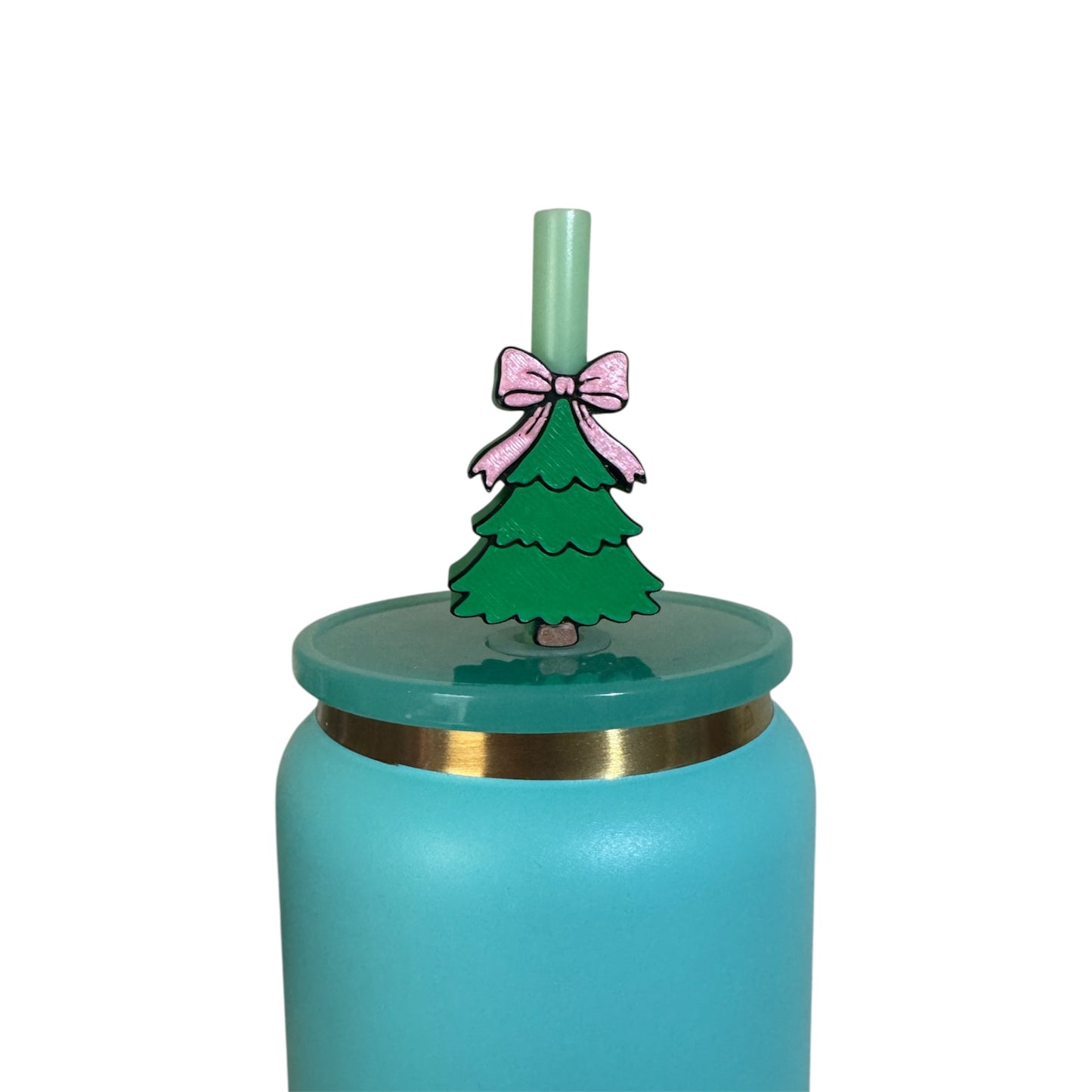 Christmas Tree w/ Pink Bow