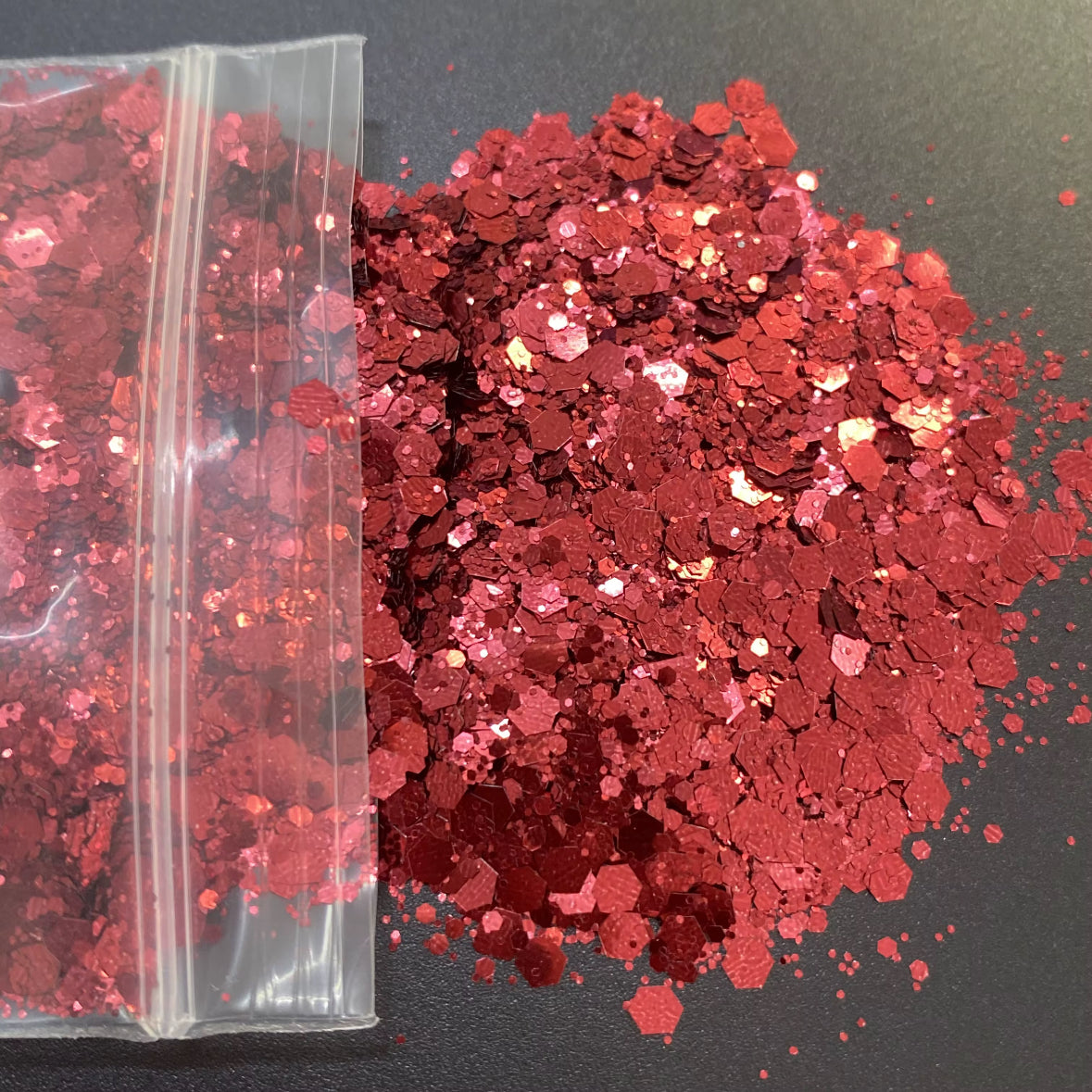 Crimson Crush - Metallic Chunky