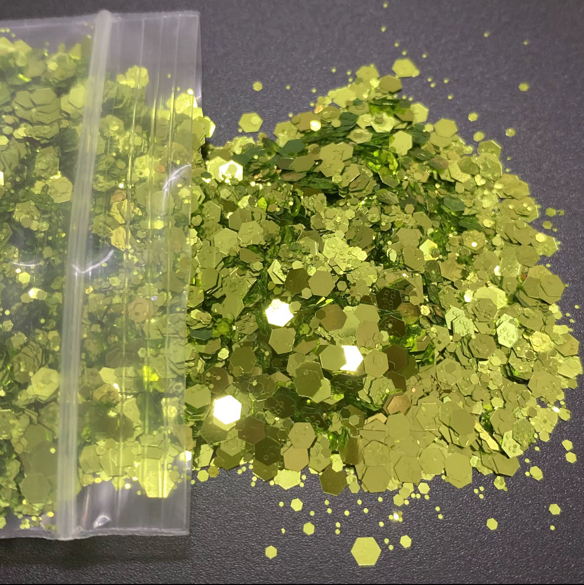 Green Apple - Metallic Chunky