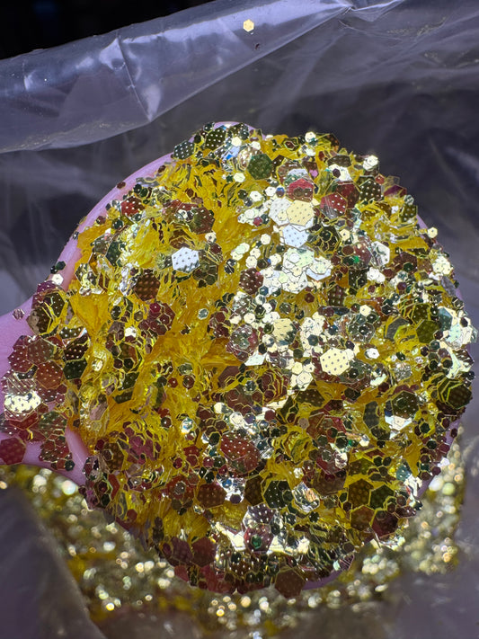 SpongeBob - Embossed Sequin Glitter Chunky