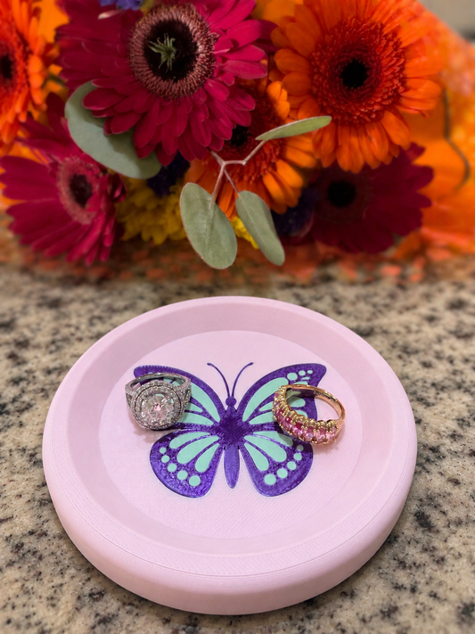 Butterfly ring tray