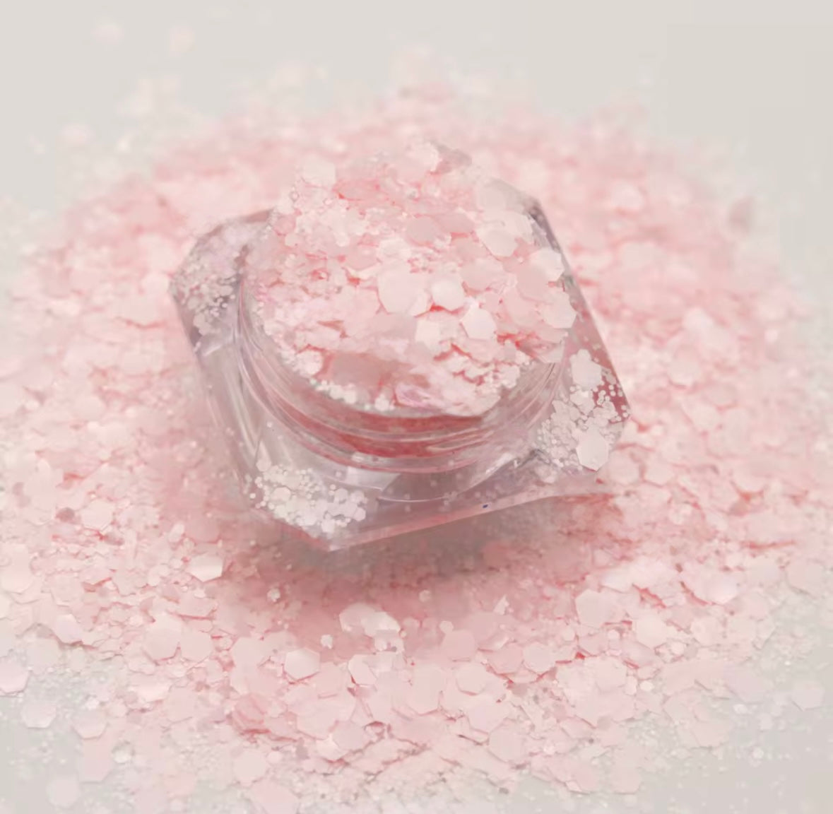 Pink Mochi- Matte Chunky