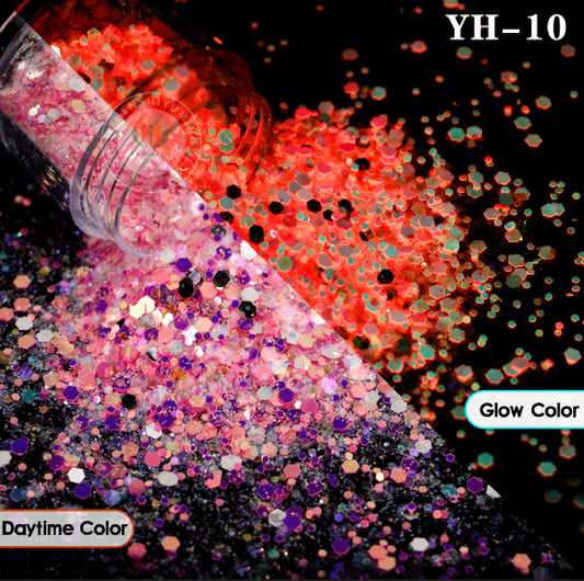 Fire- Glow- Pink in Daylight-Pinkish Orange Glow