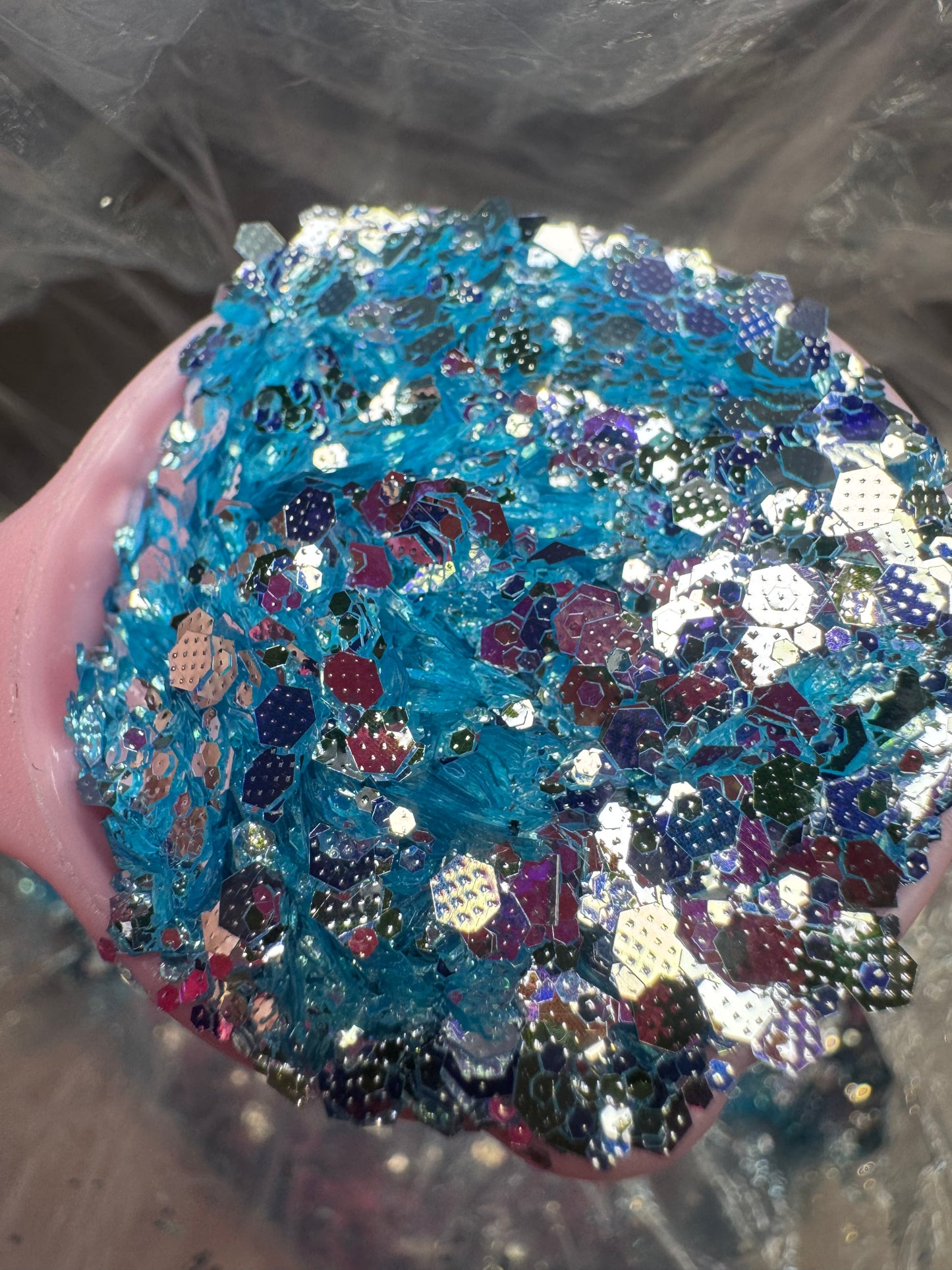 Let It Go - Embossed Sequin Glitter Chunky