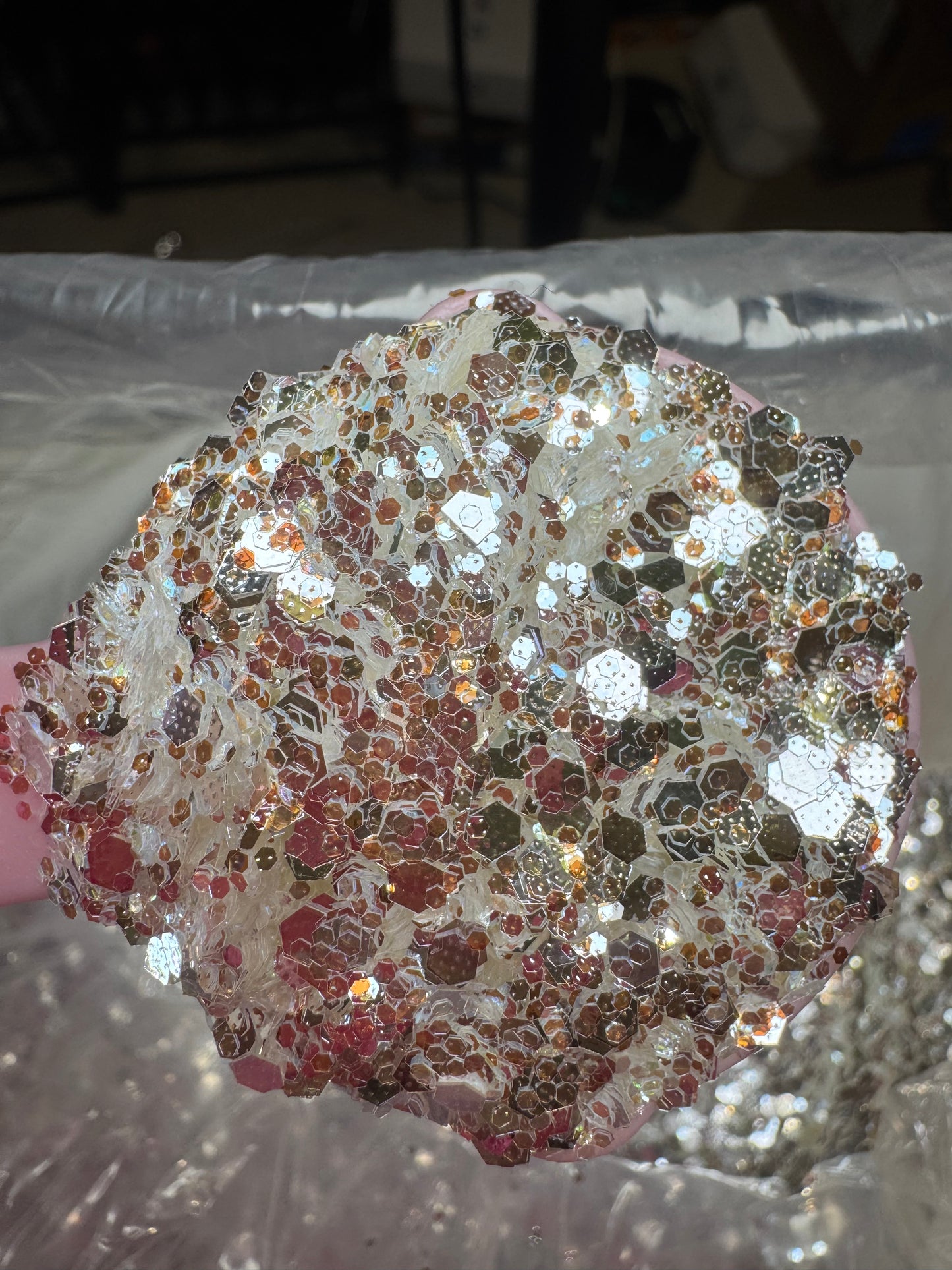 Olaf - Embossed Sequin Glitter Chunky