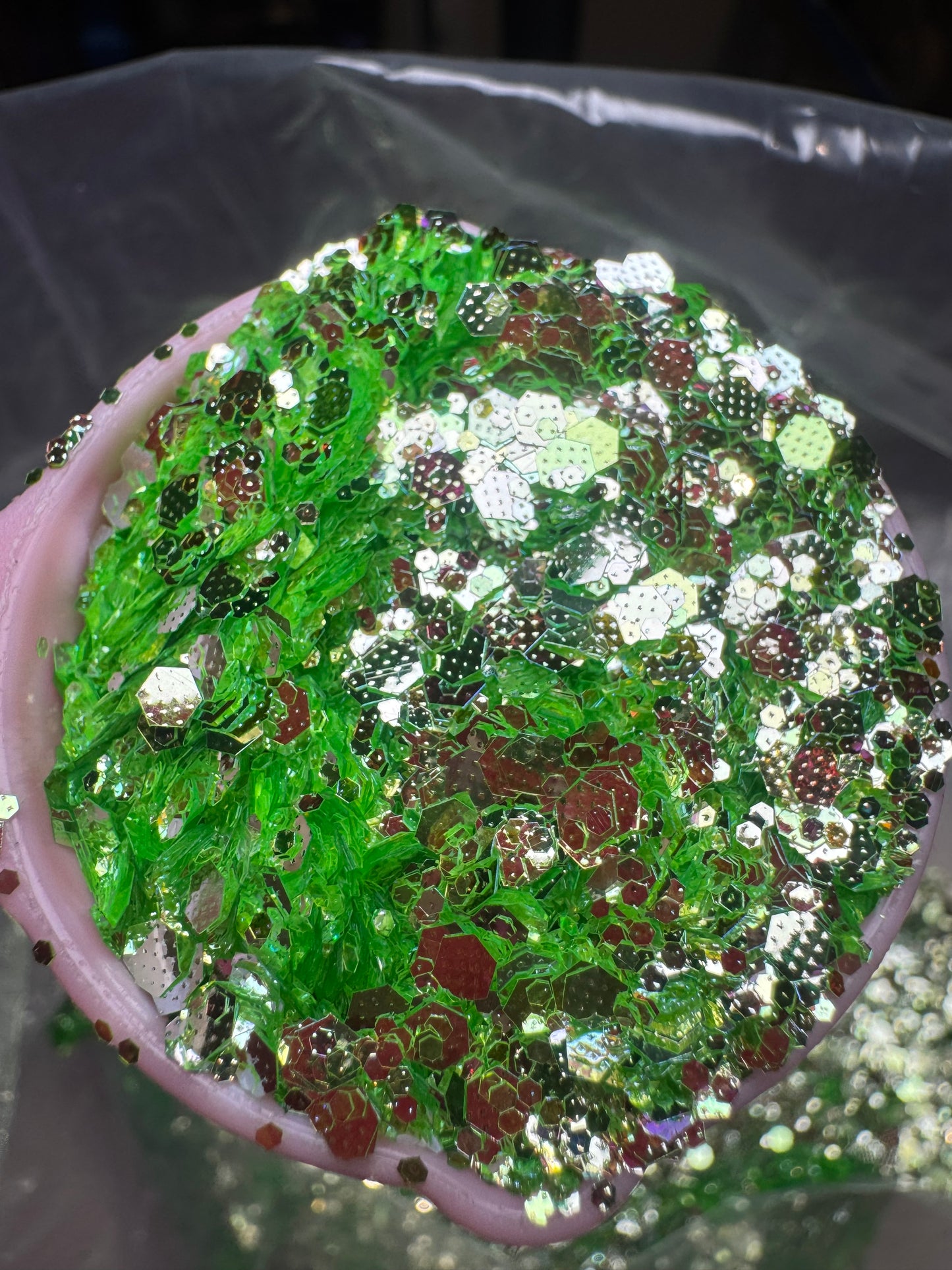 Rachel Greene - Embossed Sequin Glitter Chunky