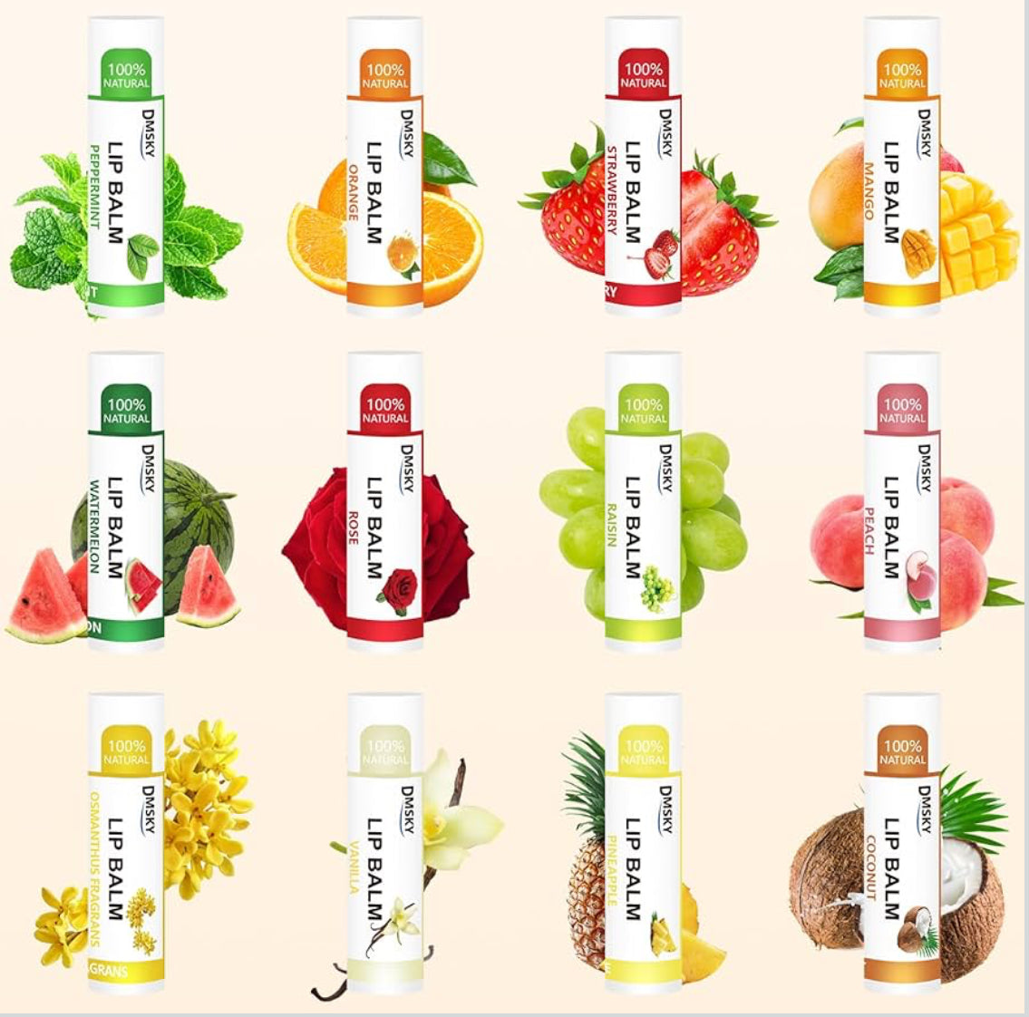 All Natural Chapsticks