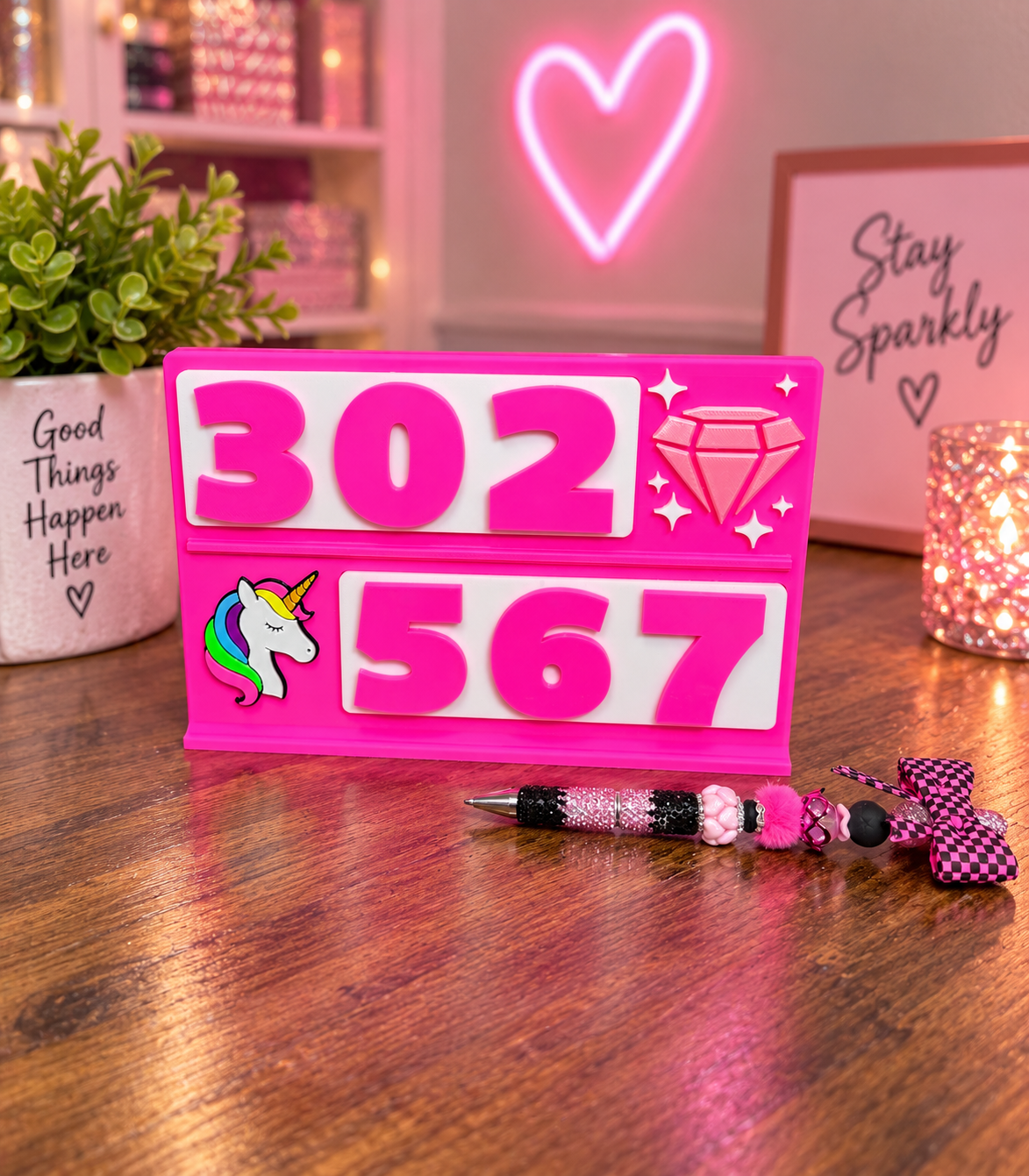 Diamond & Unicorn board