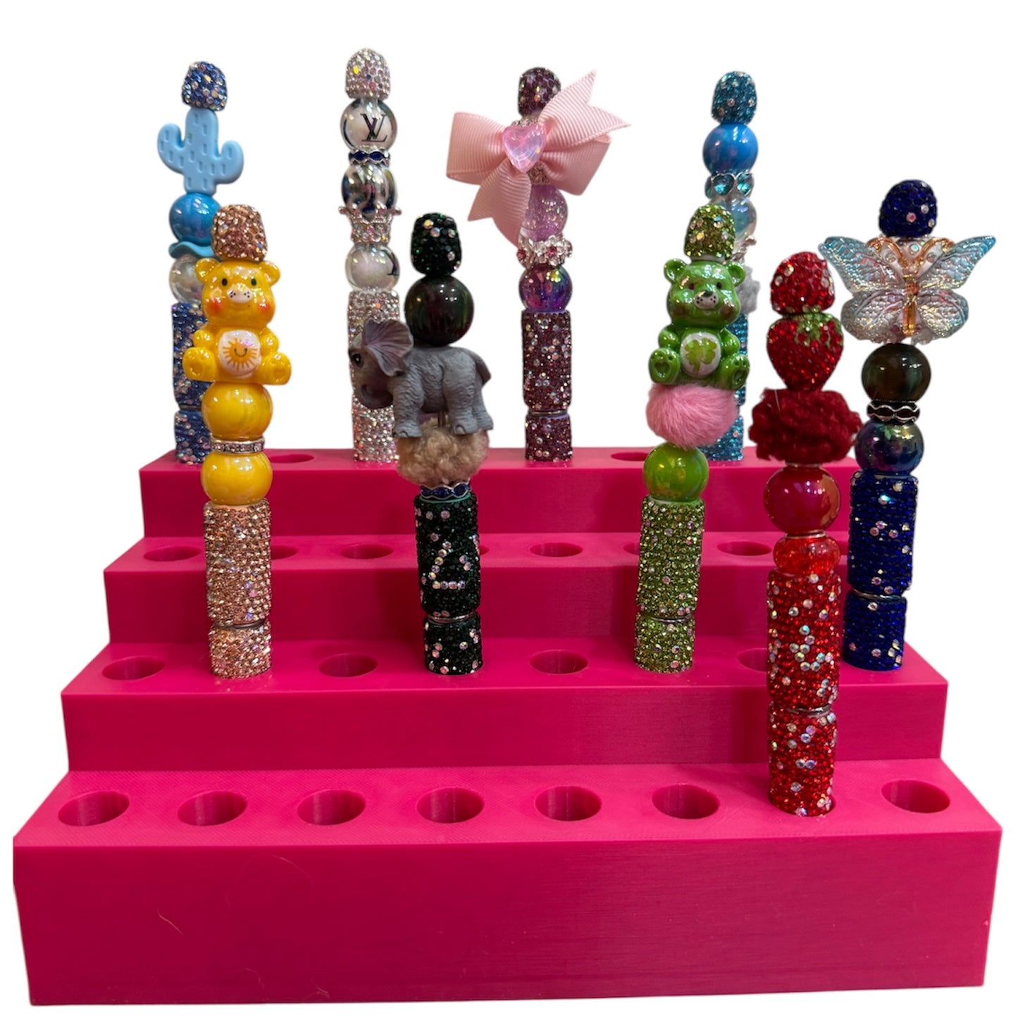 3D Printed Rhinestone Pen Holder