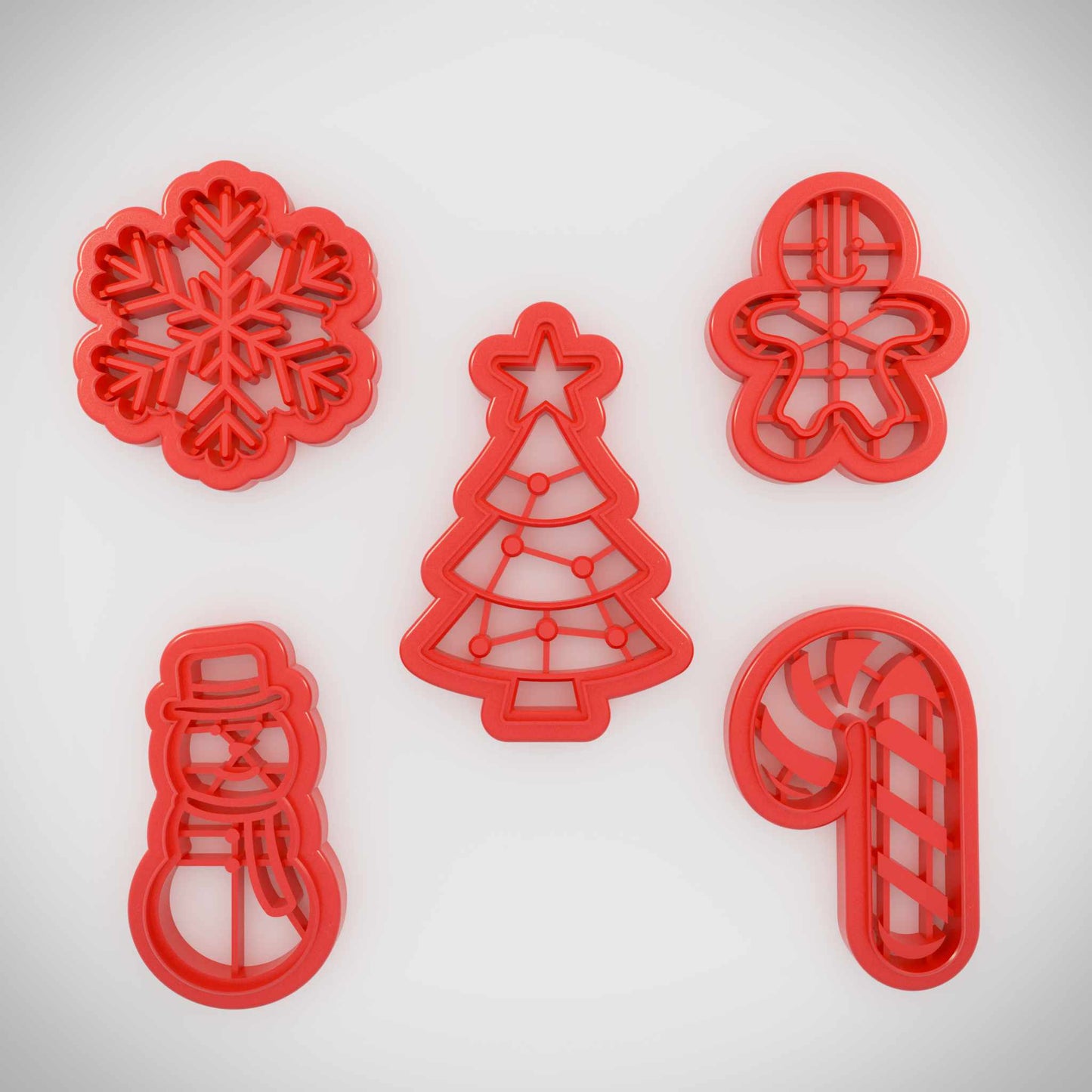 Christmas Cookie Cutters - 5 Pack