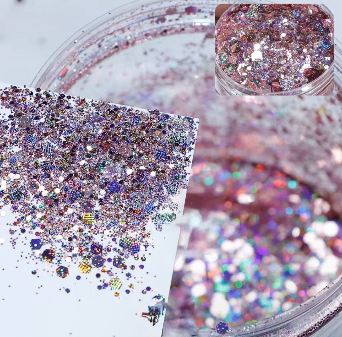 Glitz & Grace - Premium Stripped Holographic