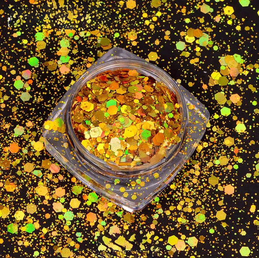 Gold Star - Holographic Chunky