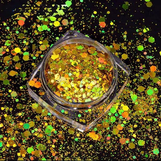 Honey Comb - Holographic Chunky