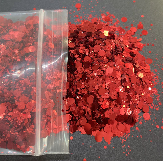 Ruby Royale - Metallic Chunky