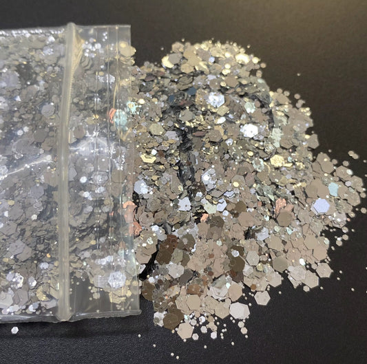 Silver Lining - Metallic Chunky