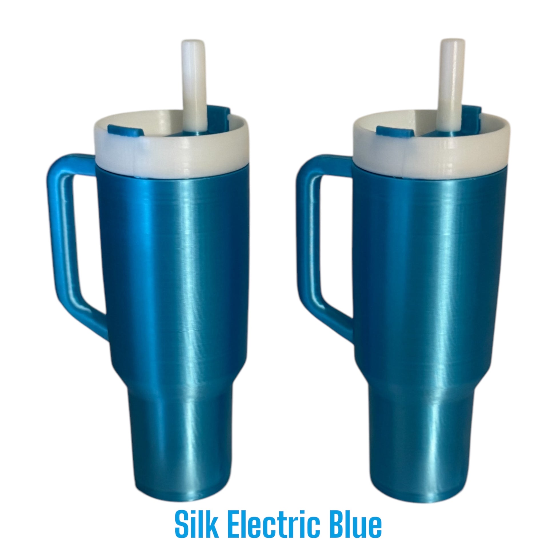 tumbler in electric blue